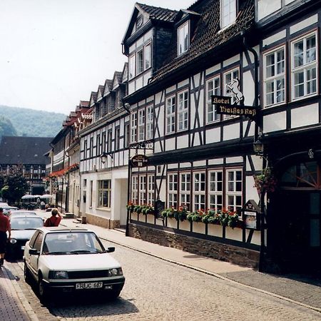Hotel Garni Weisses Ross Stolberg i. Harz Eksteriør billede