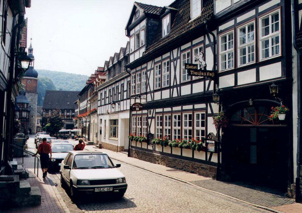 Hotel Garni Weisses Ross Stolberg i. Harz Eksteriør billede