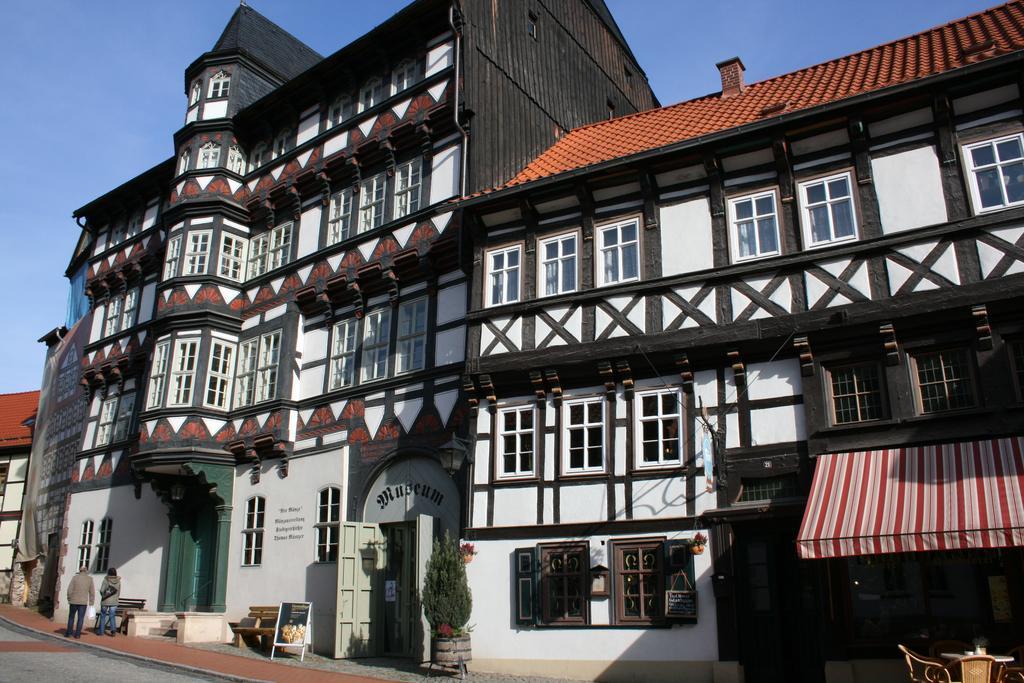 Hotel Garni Weisses Ross Stolberg i. Harz Eksteriør billede