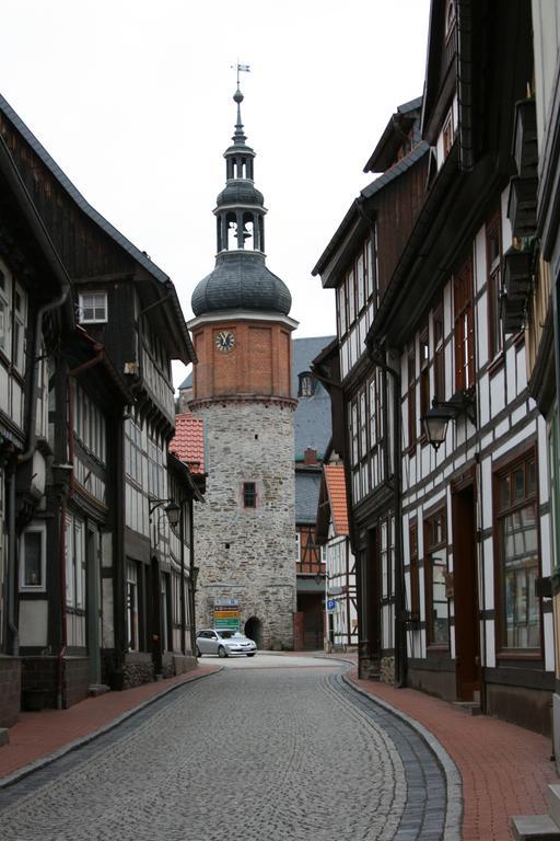 Hotel Garni Weisses Ross Stolberg i. Harz Eksteriør billede